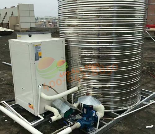 東莞大嶺山鴻源沐足48間房——浩通能5匹5噸空氣能熱水工程項目